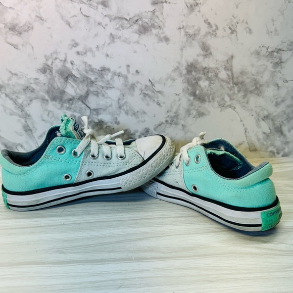 Converse Chuck Taylor All Star Mint Green Slip On Shoes. 656095F Size 11 Kids - Picture 2 of 6